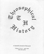 THEOSOPHICAL HISTORY Vol V No 2 April 1994 ALEISTER CROWLEY, H.P. BLAVATSKY