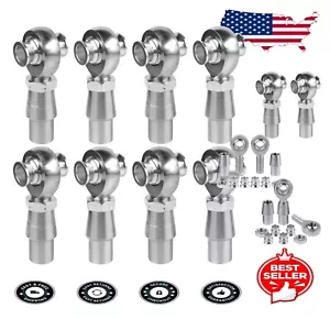 4-Piece 3/4" Heim Joint Kit with Threaded Rod Ends - Durability & Performance - Bild 1 von 9