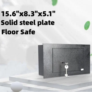 Steel Plate Underground Hidden Floor Safe For Gun Money Jewelry Home Security - Bild 1 von 11