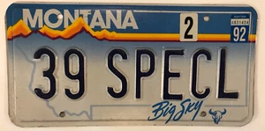 Vanity .39 SPECIAL license plate Gun .38 Mishka Shubaly song - Picture 1 of 12
