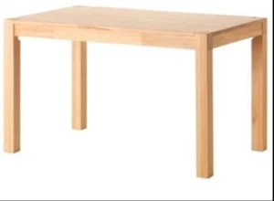 IKEA Nordby Tisch + 4 Stühle (IKEA Henriksdal) inkl. Bezüge - Bild 1 von 5