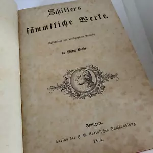 Schiller Sämtliche Werke in einem Bande - Stuttgart - 1874 - Bild 1 von 4