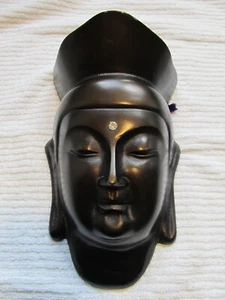 Bronze Mask -Bosatsu-Beautiful Japanese Buddhism Miroku - Picture 1 of 14
