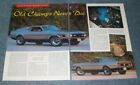 1971 Ford Mustang 429CJ Mach 1 Vintage Article &quot;Old Champs Never Die&quot;
