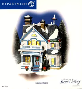 Department 56 Original Snow Village Elmwood House #56.55398 - Picture 1 of 4