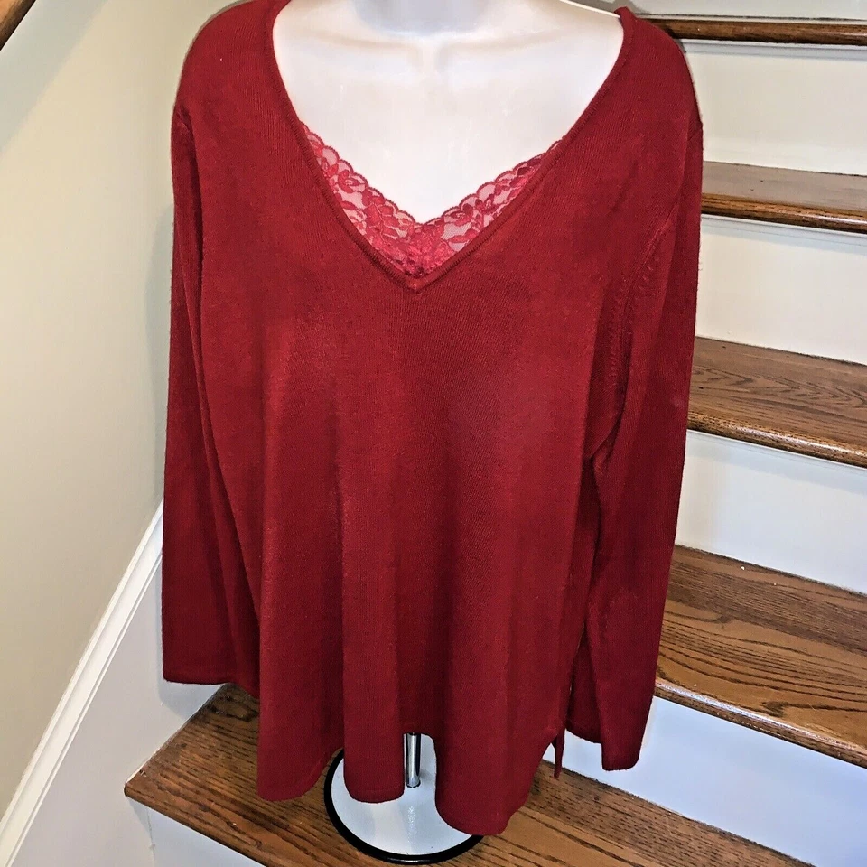 Suéter EAST 5ª Mujer De Gran Tamaño Manga Extra Larga Suave Manteroso Talla 1X ❤️tb1020 Foto 1 de 4