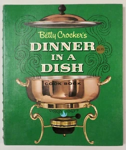 1965 1st/1st Betty Crocker’s Dinner In a Dish Cookbook Hardcover - Imagen 1 de 8