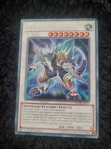 Yu-Gi-Oh! TCG Dinowrestler Giga Spinosavate DANE-DE034,1. Auflage selten 1996 - Bild 1 von 2