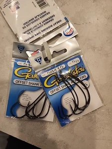Gamakatsu 5/0 Offset Shank Worm EWG 2 paquetes 10 paquetes - Imagen 1 de 2