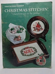 Crafts from Current Christmas Stitchin Cross Stitch Design Booklet Holiday Santa - Picture 1 of 6