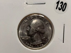 1976 Bicentennial Quarter Die Strike Error Coin Denver Mint - Picture 1 of 3