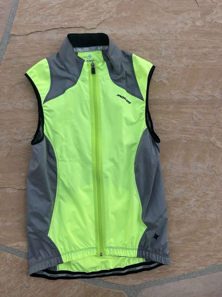 ESPECIALIZADO - Chaleco Ciclismo Mujer’s TALLA S Reflectante Amarillo Cremallera Completa Foto 1 de 3