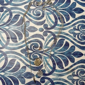 LUCKY BRAND NWOT Women's 4 Strand Silver Layered Necklace - Picture 1 of 5