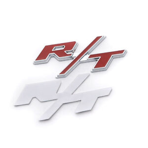 New 3D alloy Red Logo Trunk Badge Sticker Emblem