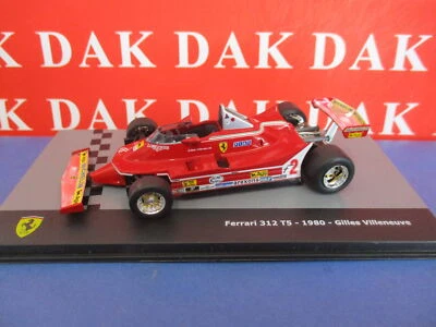 Die cast 1/43 Modellino Auto F1 Ferrari 312 T5 1980 G. Villeneuve - Immagine 1 di 4