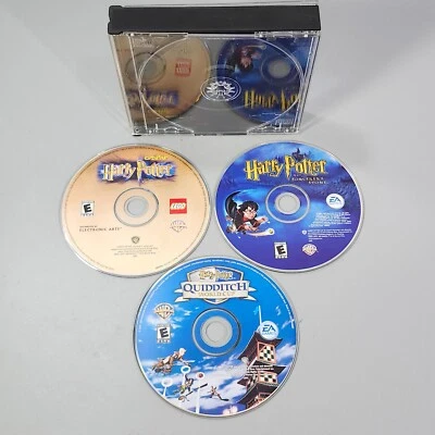 Harry Potter Collection PC CD-ROM 3-Game Sorcerer Stone Chamber Secret Quidditch - Image 1 of 4