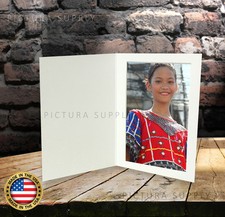 5x7 Basic White Cardboard Event Photo Folders - Pack of 50