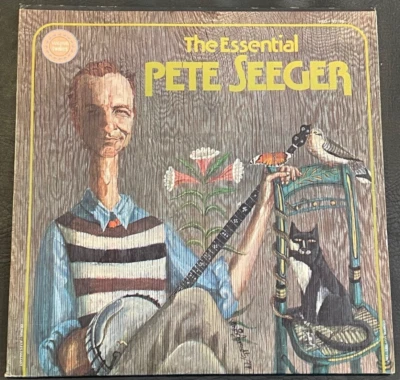 Pete Seeger "The Essential" DOUBLE LP VSD-97/98 VG+ Folkways Records - Image 1 of 4