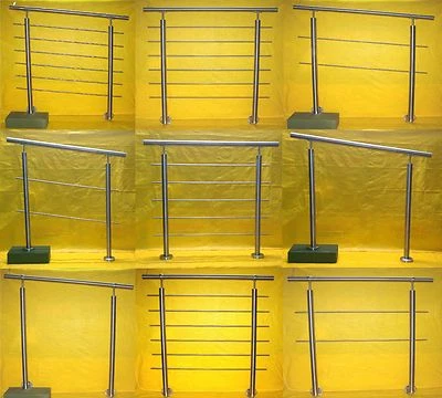 Edelstahl Geländer Handlauf Treppengeländer Balkongeländer V2A Treppe Bausatz - Bild 1 von 4