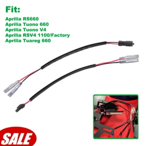For Aprilia Tuareg 660 RSV4 Tuono 660 RS660 Front/Rear Turn Signal Light Cables - Picture 1 of 15