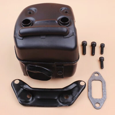 HAISHINE Exhaust Muffler Kit For Husqvarna 372XP 371 365 362 372 Chainsaw Gasket Bracket