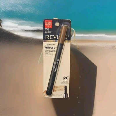 Revlon-Colorstay-Brow Mousse-402 Soft Brown- 0.07 Oz-NEW/CARDED! - Image 1 of 2