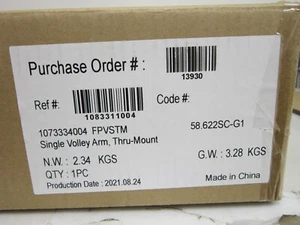 Steelcase Volley Premium Brushed Aluminum Monitor Arm Kit w/ Dual Arm Adapter - Picture 1 of 6