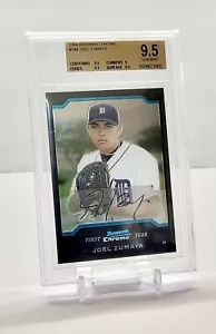 Bowman 2004 cromo primer año #184 Joel Zumaya Detroit Tigers Beckett 9,5 gema M - Imagen 1 de 2