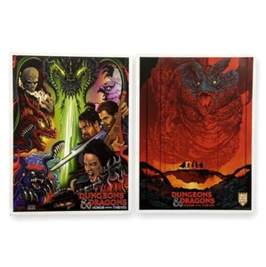 Dungeons & Dragons 2023 LE Art Prints Lot of 2 Honor Among Thieves 9x12 Poster - Picture 1 of 7