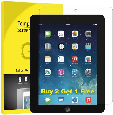 Premium Tempered Glass Screen Protector For i Pad 2 3 4 Older Version - Image 1 of 4