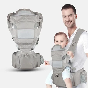Baby Carrier with Hip Seat, Flip 6 in 1 Convertible Carrier, Front and Back C... - Picture 1 of 7