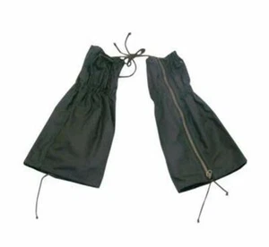 Polainas impermeables de algodón encerado talla única duraderas cierre de cremallera caminar tiro £19 - Imagen 1 de 1