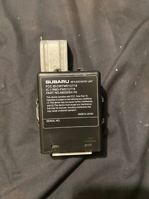 Módulo de control de entrada sin llave antirrobo Subaru Forester 2006-2007 OEM 88035SA140 Foto 1 de 4