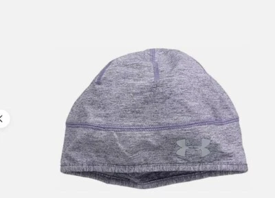 女式 Under Armour 反光 BEANIE,VIOLETT,均码,1248312-500 帽子 — 第 1/4 张图片