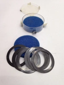 10 HOJAS DE DADOS DE DIAMANTE UNIDAS A RESINA TERMOCARBONO 2.05 5A DISCO DE SILICIO ADT K&S - Imagen 1 de 12