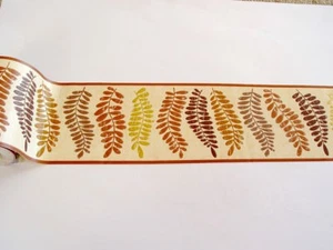 3x selbstklebende Bordüren je 5mx12,5cm Allover Leaf natural beige 62636 (3) - Bild 1 von 3