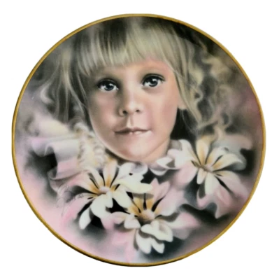 Plato de amor vintage Wedgwood Little Lady ojos del niño Fromme-Douglas Inglaterra Foto 1 de 3