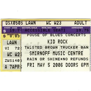 KID ROCK Concert Ticket Stub DALLAS TX  5/5/99 SMIRNOFF DEVIL WITHOUT A CAUSE - Picture 1 of 2