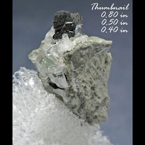 BABINGTONITE QUARTZ MAHARASHTRA INDIA MINERALS CRYSTALS GEMS-MIN - Picture 1 of 1