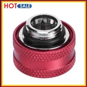 G1/4 Thread Rigid Tube 14mm Hard Tube Extender for PC Water Cooling(Red) - Bild 1 von 10