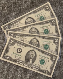 (4) 2003 ** STAR NOTES ** FR # 1937-I* Minneapolis District UNC Sequential Order - Picture 1 of 1