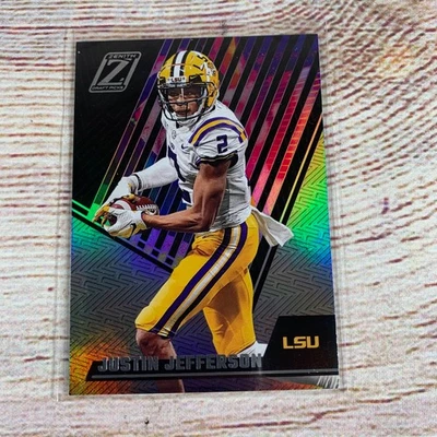 2023 Panini Chronicles Zenith Draft Picks #19 Justin Jefferson - Image 1 of 2