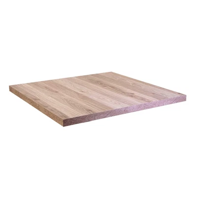 Top tavolo nobilitato rovere naturale quadro cm69X69x1,8 - Immagine 1 di 3