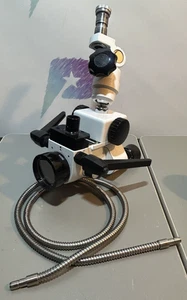 Cabezal de microscopio, lente, binocular y cable de luz de fibra óptica Seiler SSI-202/402 - Imagen 1 de 8