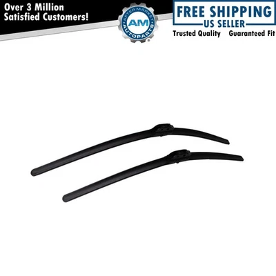 Limpiaparabrisas 22 y 26 pulgadas recubierto de silicona y limpiaparabrisas repelente al agua Foto 1 de 4