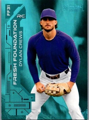 2023 SkyBox Metal Universe Champions #FF31 Dylan Crews Fresh Foundation Aqua - Image 1 of 2