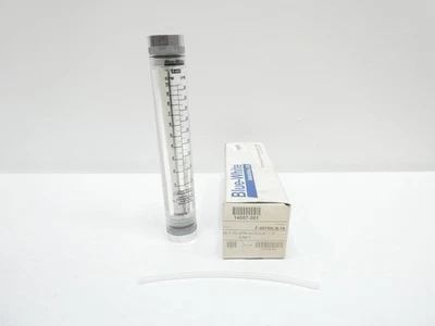 Blue White F410 Variable Area Flow Meter 1in 1-10gpm - Image 1 of 4