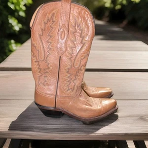 OLD WEST DAMEN COWBOYSTIEFEL GR 5 050 COWGIRLSTIEFEL LF1529 BRAUN HELLBRAUN BRAUN - Bild 1 von 8