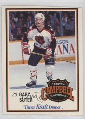 1989-90 Kraft Dinner Food Issue Gary Suter #61 - Image 1 of 2