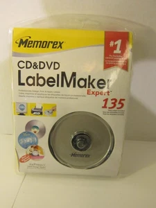 Memorex CD & DVD Label Maker Expert 135 Etiketten & Software enthalten Neu 2008 #TC - Bild 1 von 2